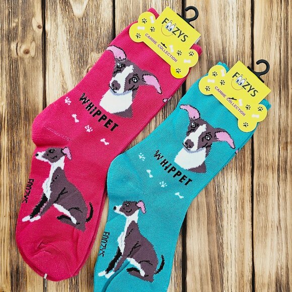 Unisex Canine Foozys Socks - Whippet - Picture 1 of 2